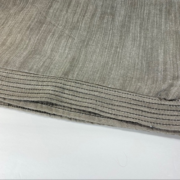 Threshold KING Gray Chambray Sham Stitched Edge - Picture 6 of 6